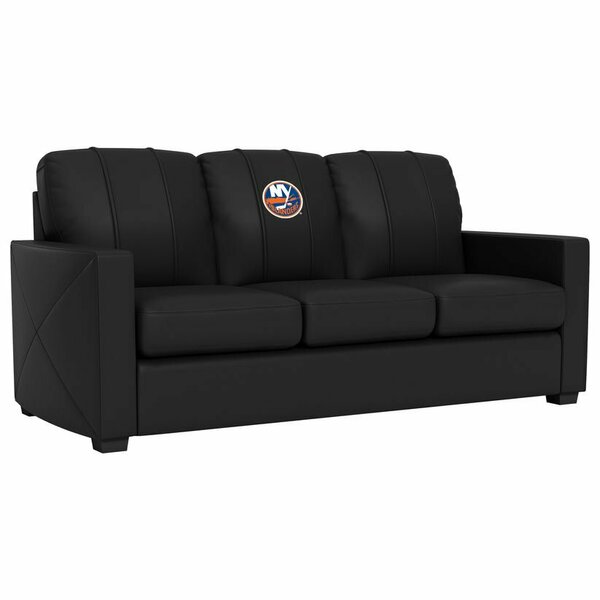 Dreamseat Silver Sofa with New York Islanders Logo XZ7759001SOCDBK-PSNHL41080